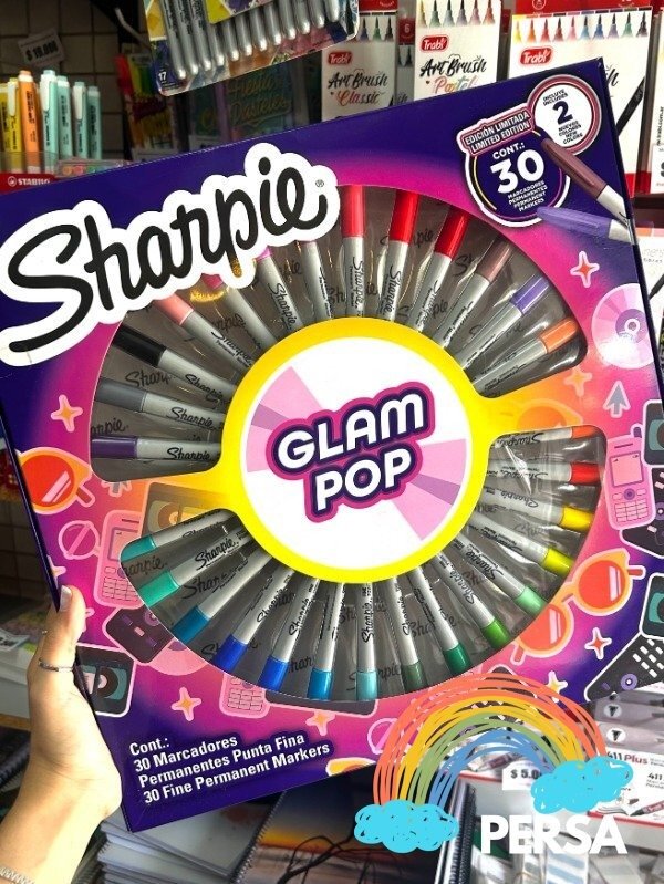 Producto - Ruleta Sharpie Glam Pop x30 Edición Limitada
