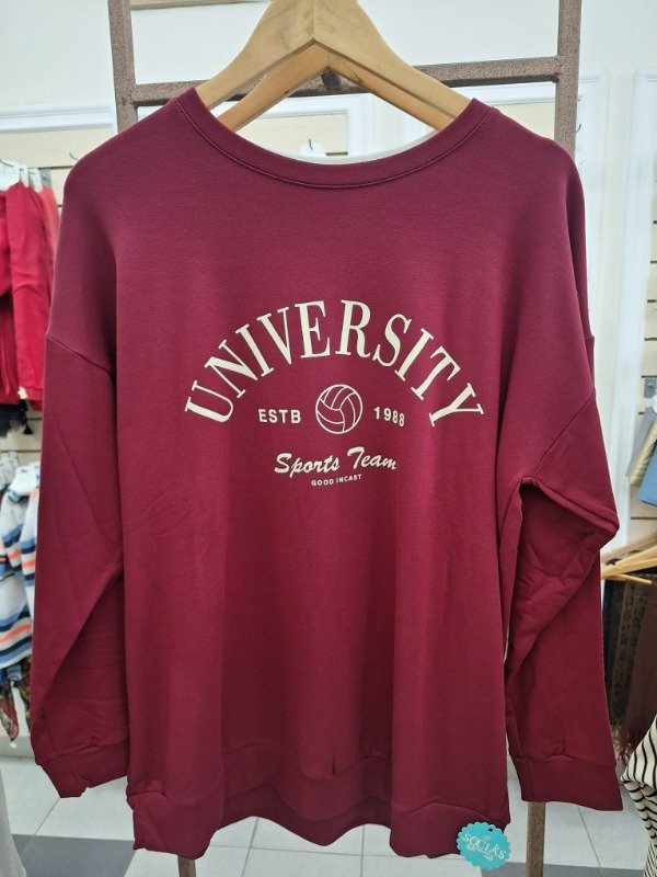 Producto - Buzos Oversize  bordo