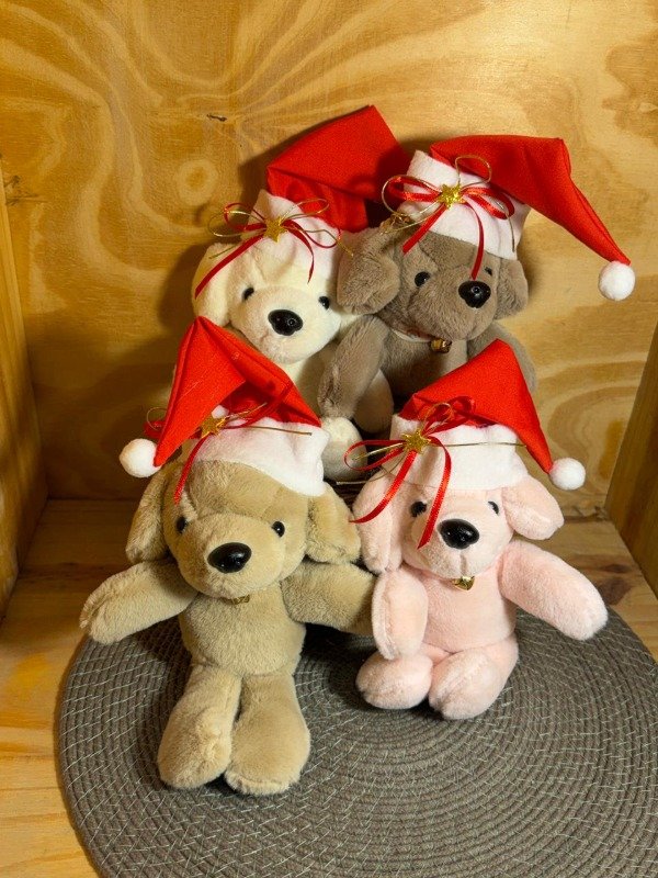 Producto - Llavero navideño perrito con gorro liso (Efectivo: 13.200)