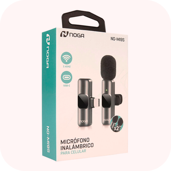 Producto - Microfono NOGA NG-MI9S / Set Doble / Tipo C - 0