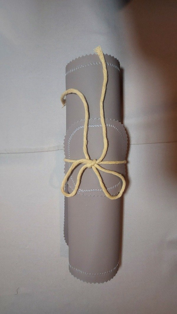 Producto - Individuales bristol x 4 doble Rústico exterior 30x45 + posavasos capuchino - 3
