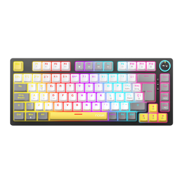 Producto - TECLADO MECANICO RGB PUDDING 8 NKB-68 NOGA