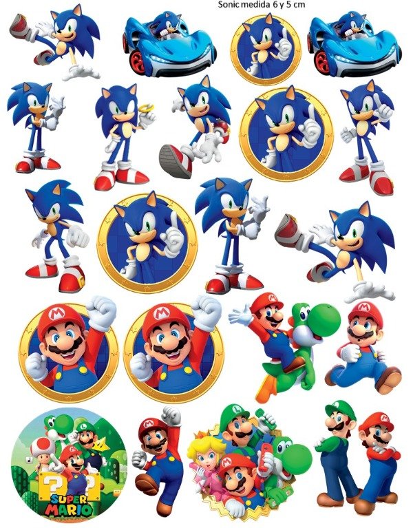 Producto - LAMINA SONIC 5 Y 6 cm