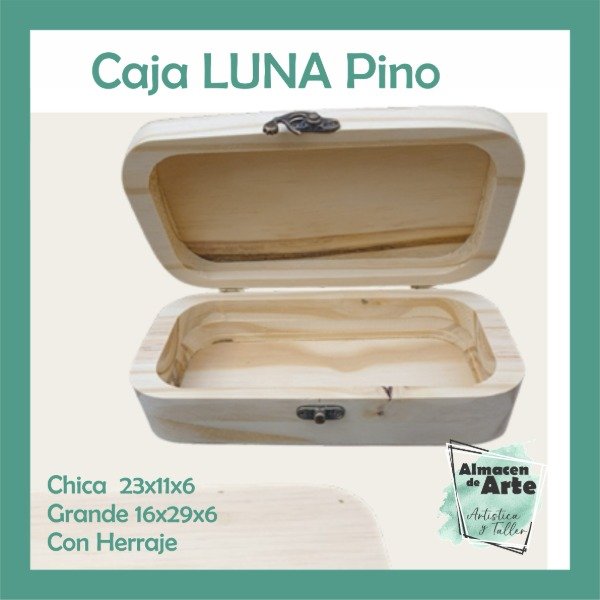Producto - LDG Caja LUNA Pino con Herraje