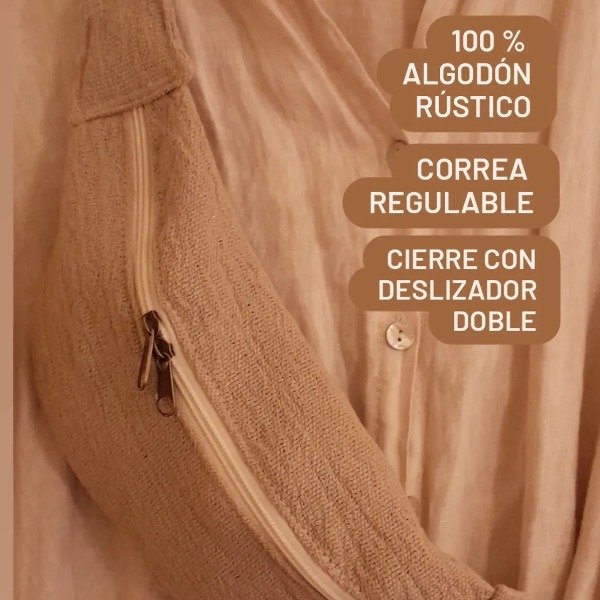 Producto - Riñonera rústica lisa - 1