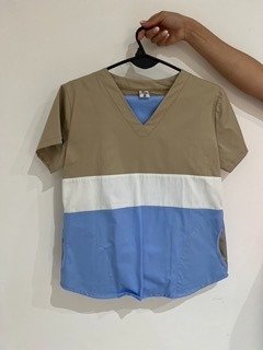 Producto - Conjunto ajustable celeste y beige NBS