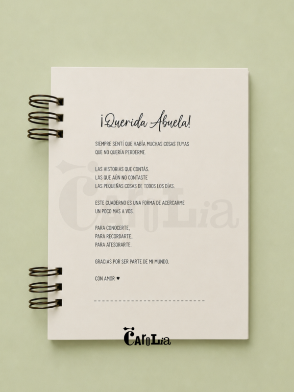 Producto - Cuaderno Abuela - 1