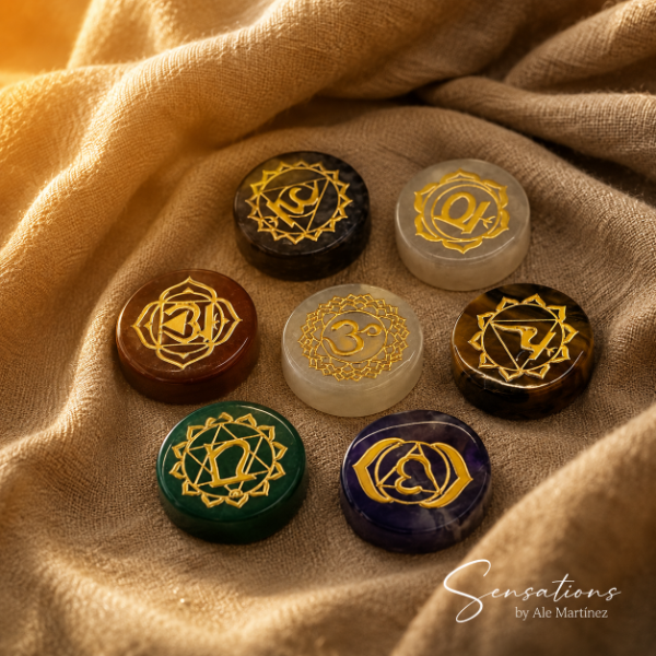 Producto - 7 Armonizadores Energéticos Circulares 7 Chakras - 0
