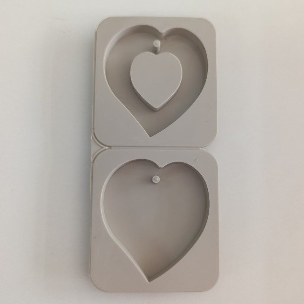 Producto - Molde de silicona - Etiqueta corazón