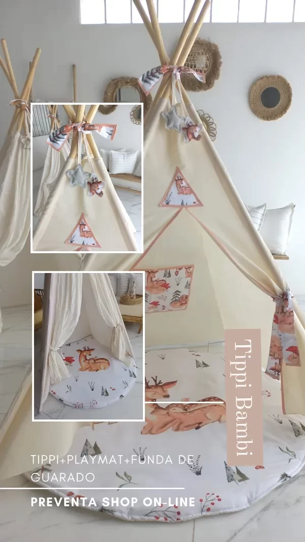 Producto - Carpita Tippi Bambi con Playmat