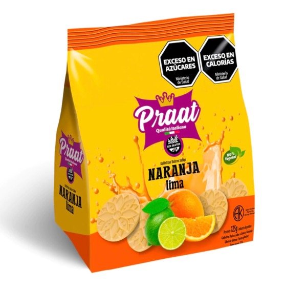 Producto - GALLETITAS PRAATS NARANJA LIMA
