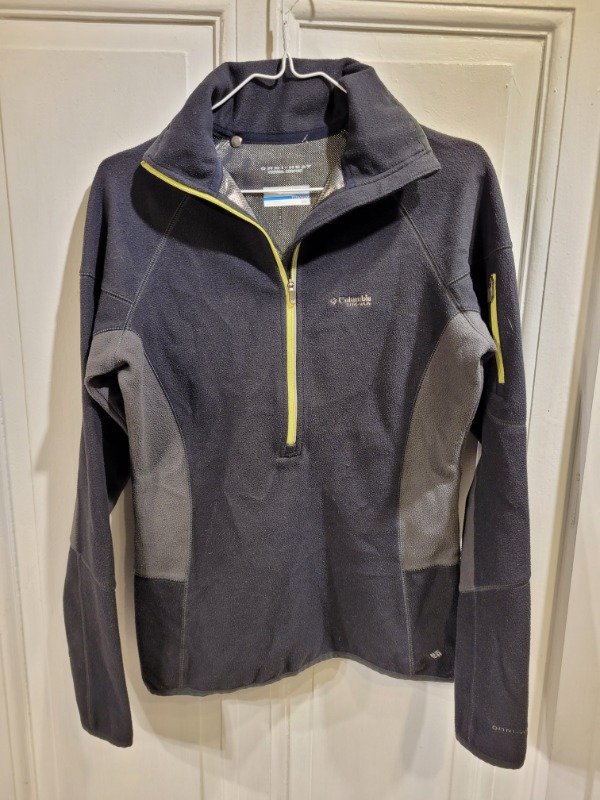 Producto - Polar COLUMBIA TITANIUM negro y gris Talle S - PRECIO: 80X
