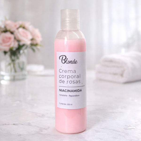 Producto - Crema Corporal de Rosas con Niacinamida 200 ml
