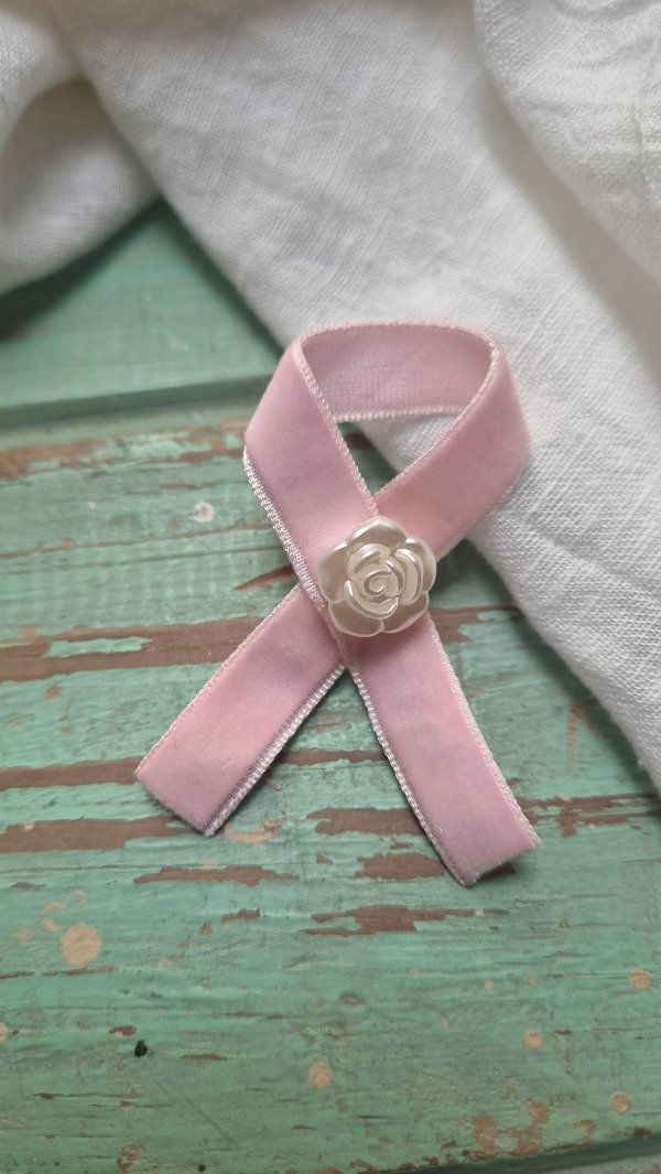 Producto - Prendedor Lazo Rosa Alegria - 1