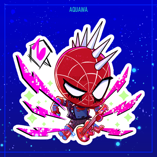 Producto - Sticker Spider Punk
