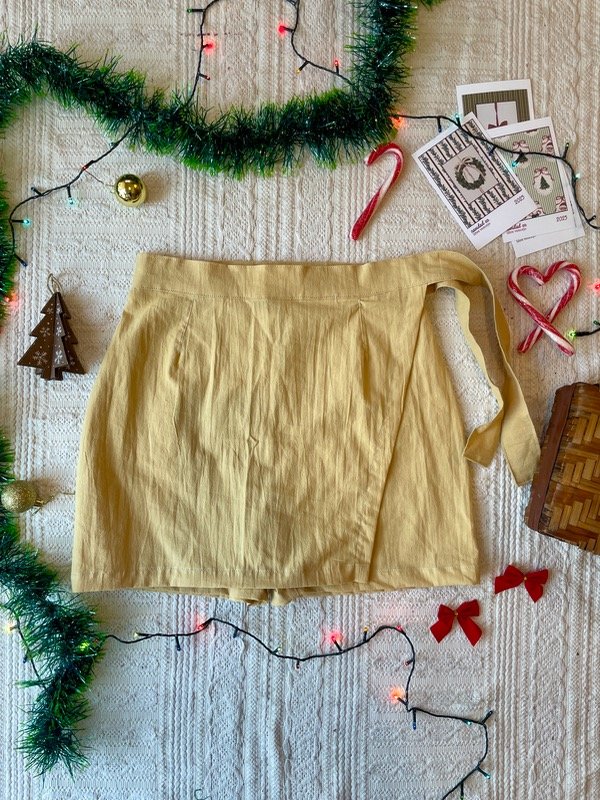 Producto - Falda Pantalón Amarillo