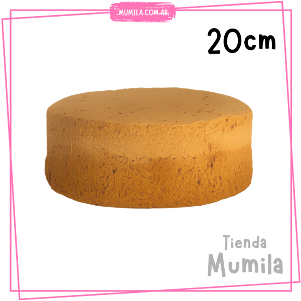 Producto - Bizcochuelo vainilla 20cm Bizcochuelo listo 500gr