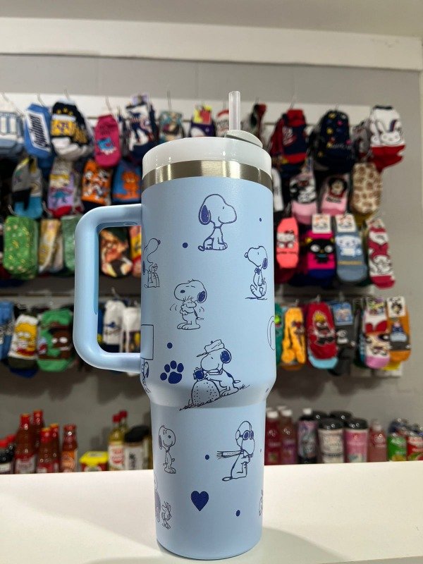 Producto - Termo Quencher de Snoopy en celeste
