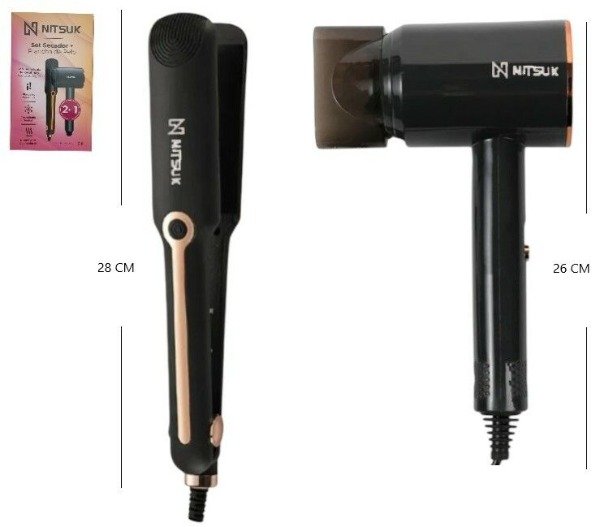 Producto - Combo NITSUK 2en1 (Secador + Planchita)