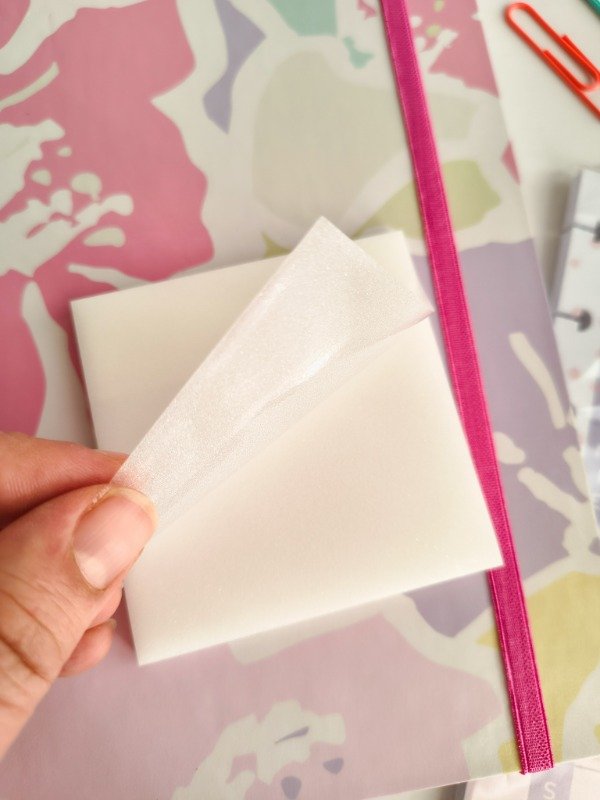 Producto - Notas adhesivas transparentes con glitter - 2