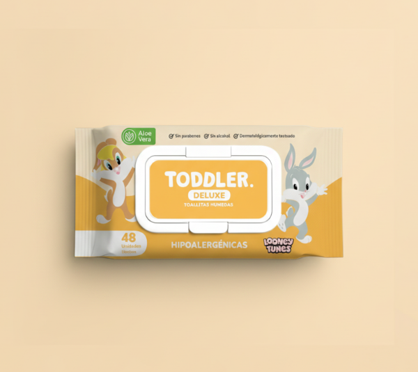 Producto - Toddler toallitas húmedas con Aloe Vera