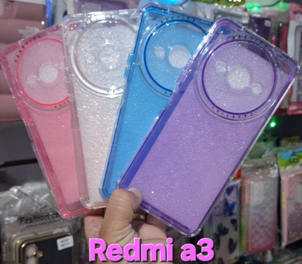 Producto - Fundas glitter reforzadas premium. Redmi A3