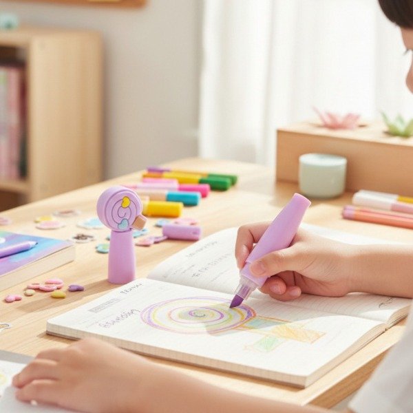 Producto - SET DE 6 MINI RESALTADORES PALETA EN ESTUCHE - 2