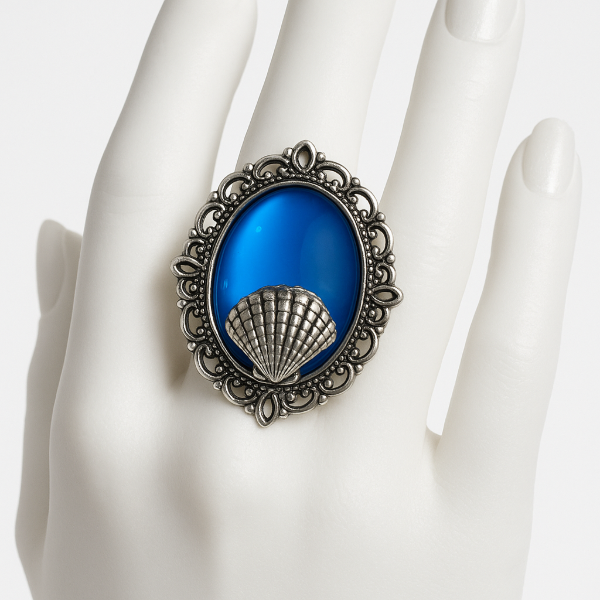 Producto - Anillo Duquesa del Mar con Dije Marco Grande
