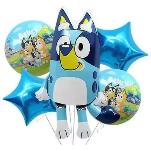 Producto - Set de 5 globos Bluey
