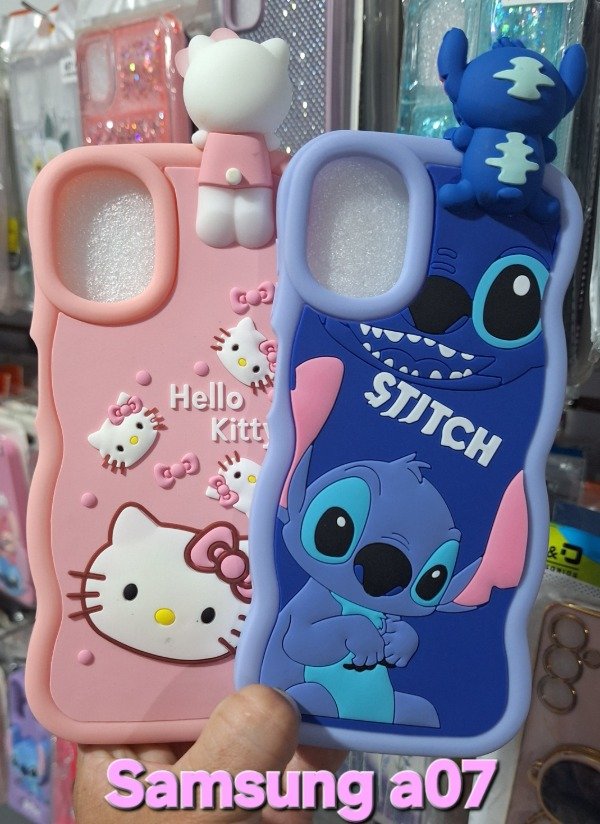 Producto - Fundas silicona diseño con muñeco. Samsung a07
