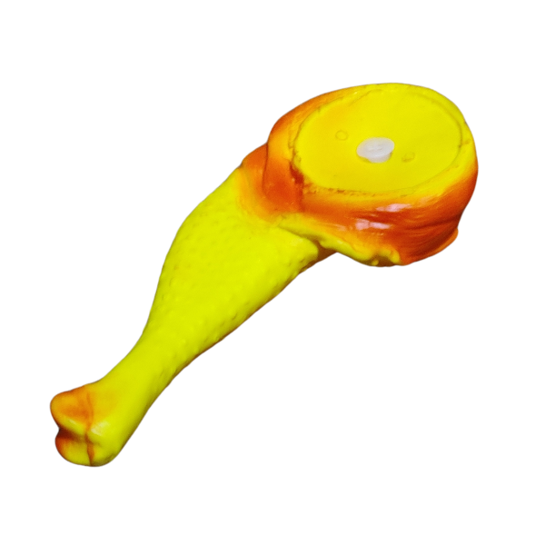 Producto - Juguete para perros con chifle sonoro modelo pata de pollo. - 3