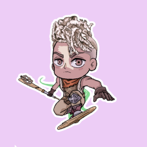 Producto - Stickers en Vinilo - Arcane - Ekko 1