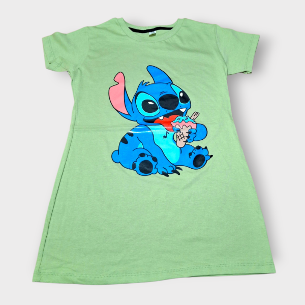Producto - Vestido Juvenil Stitch Verde T14