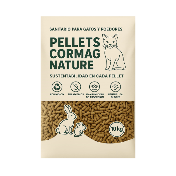 Producto - Pellets Cormag Nature x 10 Kg  Sanitario