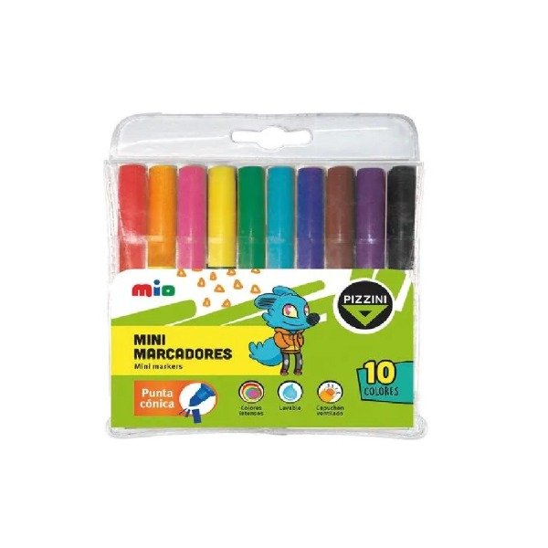 Producto - Marcadores Mini x10 PIZZINI