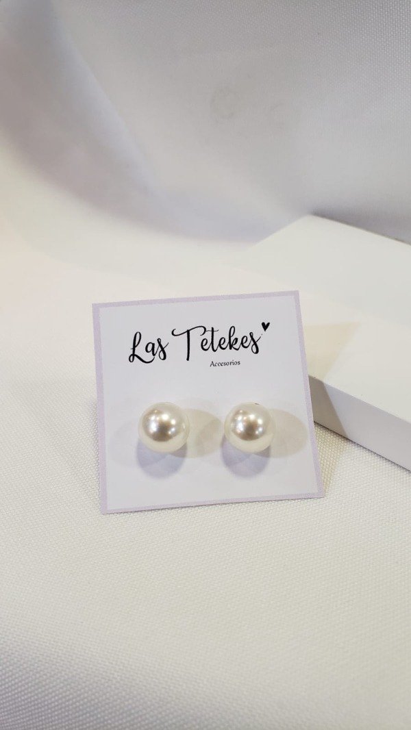 Producto - Aros perlas grande