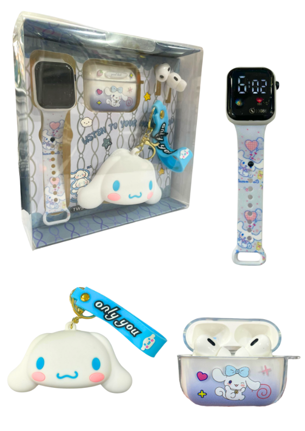 Producto - AURICULAR DISEÑOS + RELOJ Y ESTUCHE S19