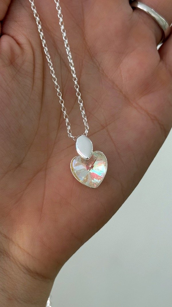 Producto - Conjunto corazon reversible grande 40 a 45cm ACERO BLANCO