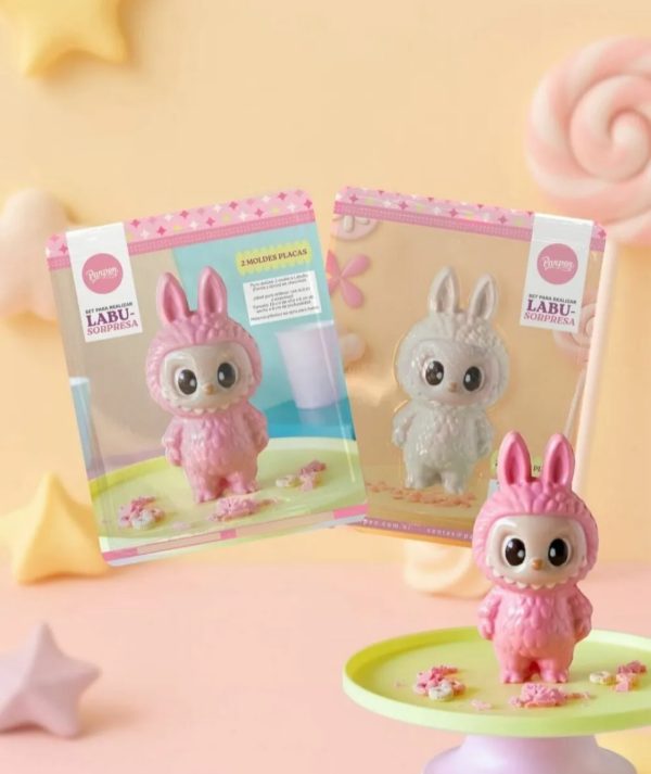 Producto - Molde para chocolate labubu parpen importado x 2 un