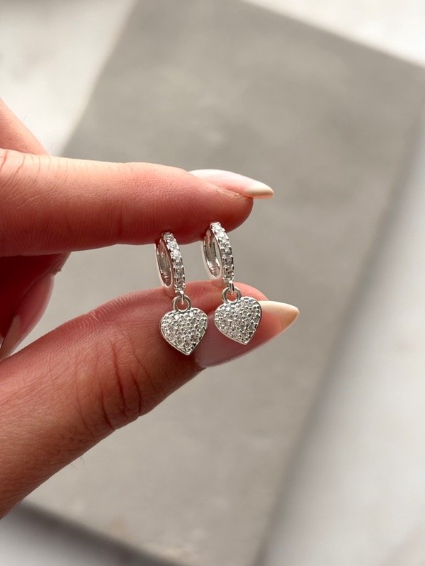 Producto - Argollas cubano italiano corazón 12mm