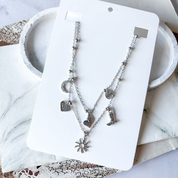 Producto - Collar Multi Charm Sun