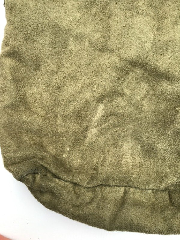 Producto - Cargo bag gamuza verde militar - 6