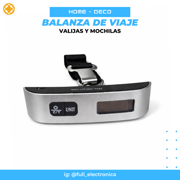 Producto - Balanza Valijas - Mochilas digital