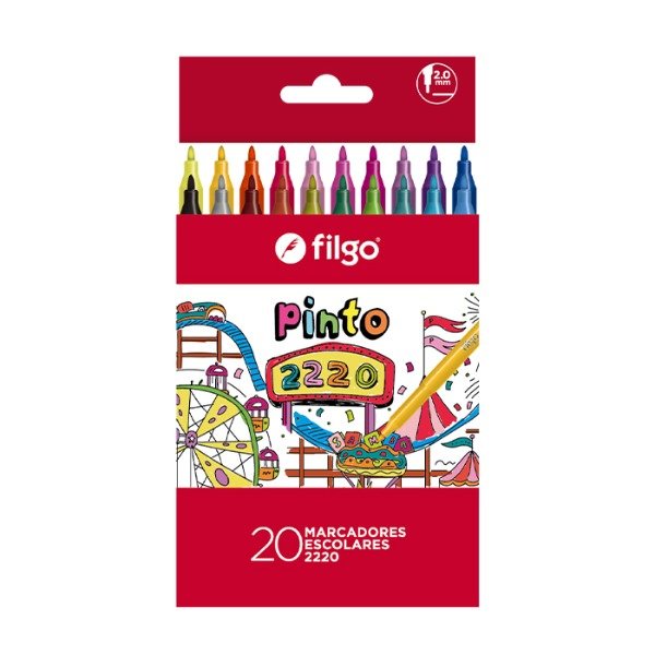 Producto - Marcadores x20 Pinto 2220 FILGO