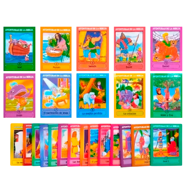 Producto - PROMO Mini Libros Aventuras De La Biblia PACK X6 UNIDADES