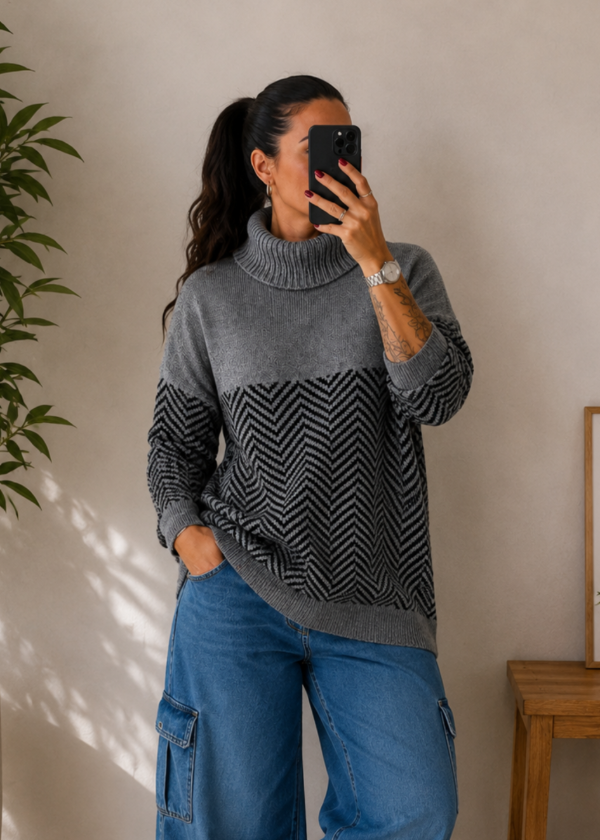 Producto - Polerón Dana - Gris