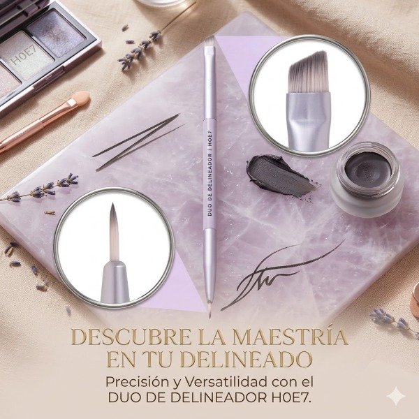 Producto - Brocha duo Delineador HOE7 - Ruby Rose
