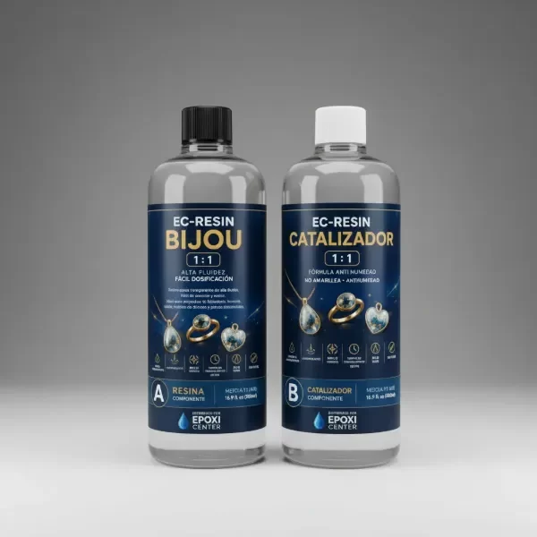 Producto - Resina Ec-Resin Bijou Transparente 1:1 X 1000 Ml Joyeria