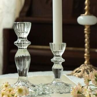 Producto - CANDELABROS CRISTAL  ALTO Y BAJO