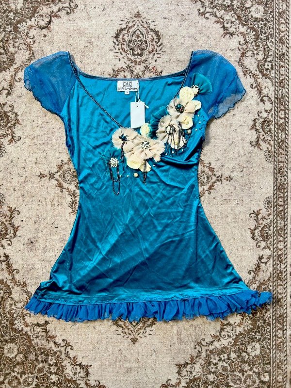 Producto - Turquoise Whimsy Blouse